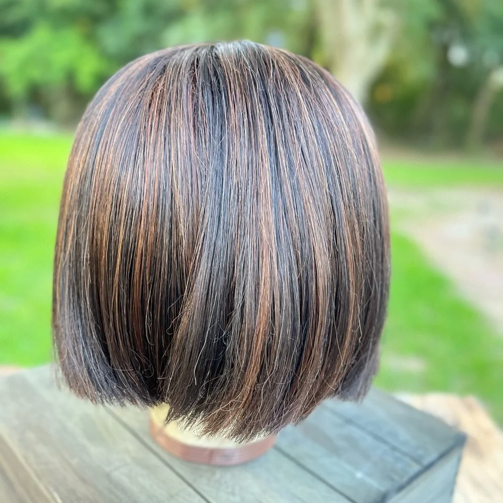 JOHN RENAU CHERRY CHOCOLATE HIGH DENSITY WIG TOPPER